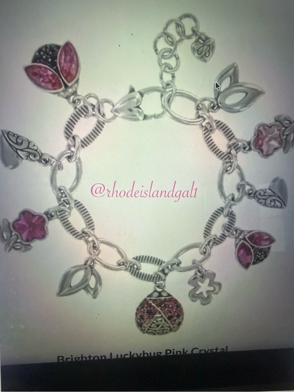🩷Brighton Lucky Ladybug Charm Bracelet 🩷 Rare Find